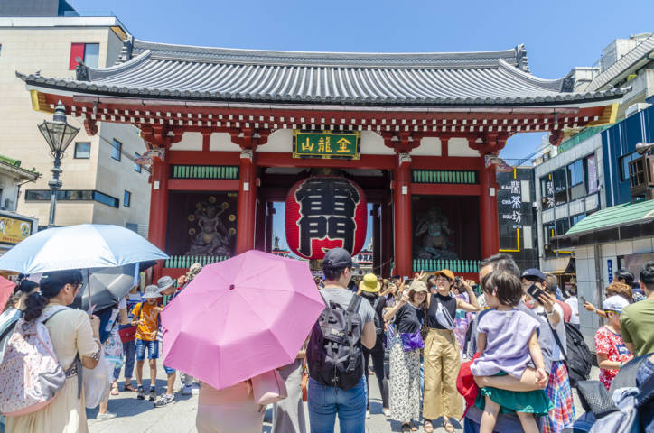 26 - Tokyo - barrio de Asakusa - templo de Senso-ji - Puerta Kaminarimon